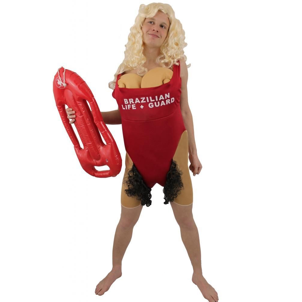 Brazilian Babs Lifeguard Costume. 